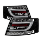 Spyder Audi A6 06-08 LED Model Only Light Bar LED Tail Lights Not Compatible w/Incandescent Model Black