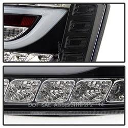 Spyder Audi A6 06-08 LED Model Only Light Bar LED Tail Lights Not Compatible w/Incandescent Model Black