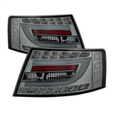 Spyder Audi A6 06-08 LED Model Only Light Bar LED Tail Lights Not Compatible w/Incandescent Model Smoke