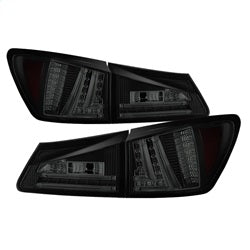 Spyder Lexus IS250 06-08 Black Smoke LED Tail Lights