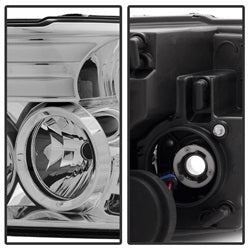 Spyder Signature Ram 1500/2500/3500 13-16 Light Bar DRL Projector Headlights Chrome Not Compatible On Models w/Factory Dual Lamp/Quad Lamp Headlights