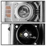 Spyder Signature Chevrolet Silverado 2500 HD/Silverado 3500 HD 15-16 Light Bar DRL Projector Headlights Chrome