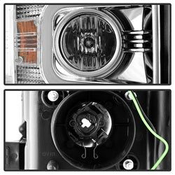 Spyder Signature Chevrolet Silverado 2500 HD/Silverado 3500 HD 15-16 Light Bar DRL Projector Headlights Chrome