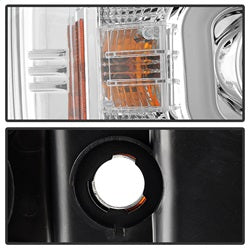 Spyder Signature Chevrolet Silverado 2500 HD/Silverado 3500 HD 15-16 Light Bar DRL Projector Headlights Chrome