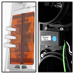 Spyder Signature Chevrolet Silverado 2500 HD/Silverado 3500 HD 15-16 Light Bar DRL Projector Headlights Chrome