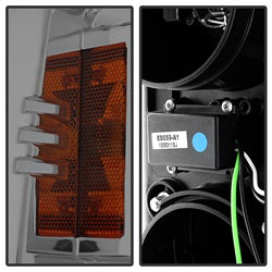 Spyder Signature Chevrolet Silverado 2500 HD/Silverado 3500 HD 15-16 Light Bar DRL Projector Headlights Smoke