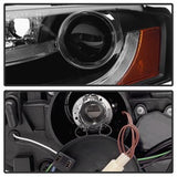 Spyder Signature Audi A4 09-12 Halogen Model Only DRL LED Projector Headlights Not Compatible With Xenon/HID Model Black