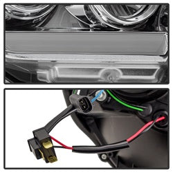 Spyder Signature Toyota Tacoma 12-15 Light Bar DRL DRL Projector Headlights Chrome