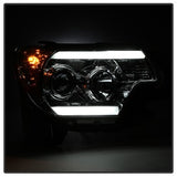 Spyder Signature Toyota Tacoma 12-15 Light Bar DRL DRL Projector Headlights Chrome