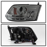 Spyder Signature Ram 1500/2500/3500 13-16 Light Bar DRL Projector Headlights Smoke Not Compatible On Models w/Factory Dual Lamp/Quad Lamp Headlights