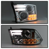 Spyder Signature Ram 1500/2500/3500 13-16 Light Bar DRL Projector Headlights Smoke Not Compatible On Models w/Factory Dual Lamp/Quad Lamp Headlights