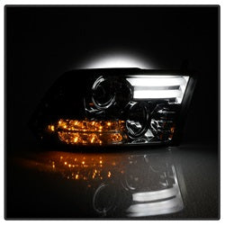 Spyder Signature Dodge Ram 1500/Ram 2500/Ram 3500/1500/2500/3500 09-10 Light Bar DRL Projector Headlights High 9005 Not Incl./Low H1 Incl. Smoke