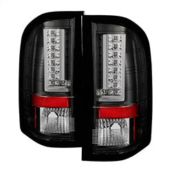 Spyder Chevrolet Silverado 1500/Silverado 1500 Classic/Silverado 1500 HD Classic/Silverado 2500 HD/Silverado 2500 HD Classic/Silverado 3500/Silverado 3500 Classic/Silverado 3500 HD 07-13 Version 2 LED Tail Lights Black
