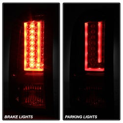 Spyder Chevrolet Silverado 1500/Silverado 1500 Classic/Silverado 1500 HD Classic/Silverado 2500 HD/Silverado 2500 HD Classic/Silverado 3500/Silverado 3500 Classic/Silverado 3500 HD 07-13 Version 2 LED Tail Lights Black