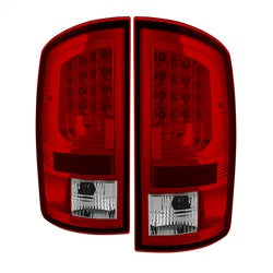 Spyder Dodge Ram 1500/Ram 2500/Ram 3500 02-06 Version 2 LED Tail Lights Red Clear
