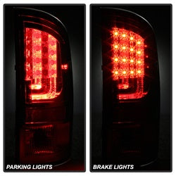 Spyder Dodge Ram 1500/Ram 2500/Ram 3500 02-06 Version 2 LED Tail Lights Red Clear