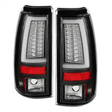 Spyder Chevrolet Silverado 1500/Silverado 1500 Classic/Silverado 1500 HD/Silverado 1500 HD Classic/Silverado 2500/Silverado 2500 HD/Silverado 2500 HD Classic 03-06 Version 2 LED Tail Lights Does Not Fit Stepside Black