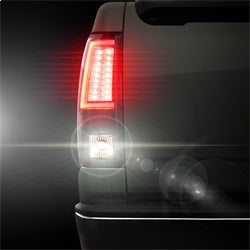 Spyder Chevrolet Silverado 1500/Silverado 1500 Classic/Silverado 1500 HD/Silverado 1500 HD Classic/Silverado 2500/Silverado 2500 HD/Silverado 2500 HD Classic 03-06 Version 2 LED Tail Lights Does Not Fit Stepside Black