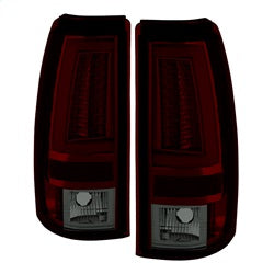 Spyder Chevrolet Silverado 1500/Silverado 1500 Classic/Silverado 1500 HD/Silverado 1500 HD Classic/Silverado 2500/Silverado 2500 HD/Silverado 2500 HD Classic 03-06 Version 2 LED Tail Lights Does Not Fit Stepside Red Smoke