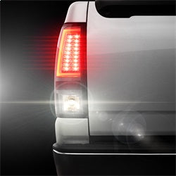 Spyder Chevrolet Silverado 1500/Silverado 1500 Classic/Silverado 1500 HD/Silverado 1500 HD Classic/Silverado 2500/Silverado 2500 HD/Silverado 2500 HD Classic 03-06 Version 2 LED Tail Lights Does Not Fit Stepside Smoke