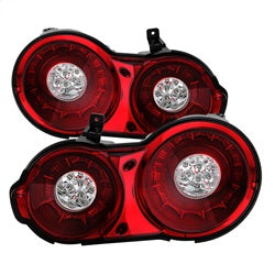 Spyder Nissan GT-R 09-15 Red Clear LED Tail Lights