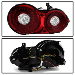 Spyder Nissan GT-R 09-15 Red Clear LED Tail Lights