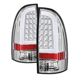 xTune Toyota Tacoma 05-15 Chrome Light Bar LED Tail Lights