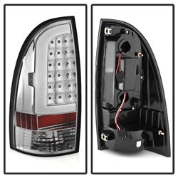 xTune Toyota Tacoma 05-15 Chrome Light Bar LED Tail Lights