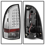 xTune Toyota Tacoma 05-15 Chrome Light Bar LED Tail Lights