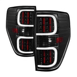 xTune Ford F-150 09-14 Black XTune LED Tail Lights
