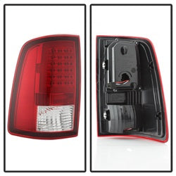 xTune Dodge Ram 1500/Ram 2500/Ram 3500/1500/2500/3500 09-10 Incandescent Model Only XTune Light Bar LED Tail Lights Not Compatible w/LED Model Red Clear