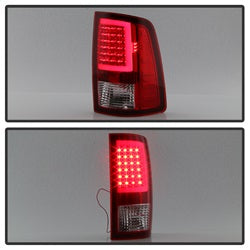 xTune Dodge Ram 1500/Ram 2500/Ram 3500/1500/2500/3500 09-10 Incandescent Model Only XTune Light Bar LED Tail Lights Not Compatible w/LED Model Red Clear