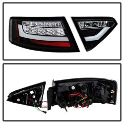 Spyder Audi A5/A5 Quattro 10-12 Incandescent Model Only LED Tail Lights Not Compatible w/LED Model Black
