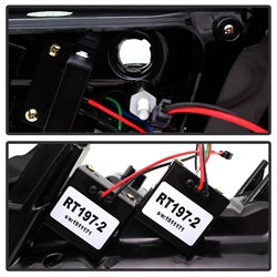 Spyder Audi A5/A5 Quattro 10-12 Incandescent Model Only LED Tail Lights Not Compatible w/LED Model Black
