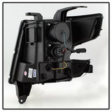 Spyder Signature Chevrolet Suburban 1500/Suburban 3500 HD/Tahoe 15-16 Black DRL LED Projector Headlights