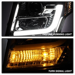 Spyder Signature Chevrolet Suburban 1500/Suburban 3500 HD/Tahoe 15-16 Smoke DRL LED Projector Headlights