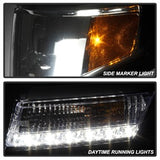 Spyder Signature Chevrolet Suburban 1500/Suburban 3500 HD/Tahoe 15-16 Smoke DRL LED Projector Headlights