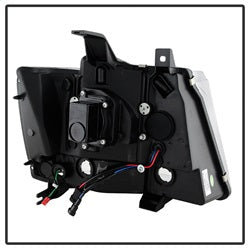 Spyder Signature Chevrolet Avalanche/Suburban 1500/Suburban 2500/Tahoe 07-13 Version 2 DRL LED Projector Headlights Smoke