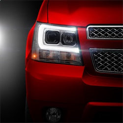Spyder Signature Chevrolet Avalanche/Suburban 1500/Suburban 2500/Tahoe 07-13 Version 2 DRL LED Projector Headlights Smoke