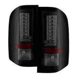 Spyder Chevrolet Silverado 1500/Silverado 1500 Classic/Silverado 1500 HD Classic/Silverado 2500 HD/Silverado 2500 HD Classic/Silverado 3500/Silverado 3500 Classic/Silverado 3500 HD 07-13 Version 2 LED Tail Lights Black Smoke