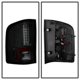 Spyder Chevrolet Silverado 1500/Silverado 1500 Classic/Silverado 1500 HD Classic/Silverado 2500 HD/Silverado 2500 HD Classic/Silverado 3500/Silverado 3500 Classic/Silverado 3500 HD 07-13 Version 2 LED Tail Lights Black Smoke