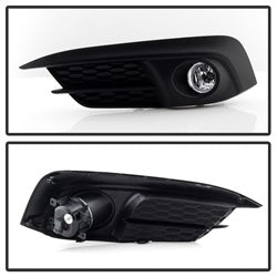 Spyder Honda Civic 16-17 w/Switch OEM Fog Lights Clear