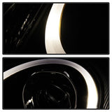 Spyder Signature Porsche Boxster 06-08 Halogen Model Only DRL Projector Headlights Not Compatible With Xenon/HID Model Black