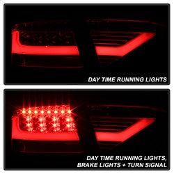Spyder Audi A5/A5 Quattro 10-12 LED Model Only LED Tail Lights Not Compatible w/Incandescent Model Red Clear