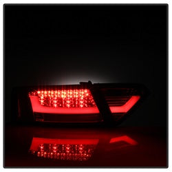 Spyder Audi A5/A5 Quattro 10-12 LED Model Only LED Tail Lights Not Compatible w/Incandescent Model Red Clear