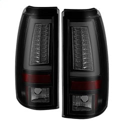 Spyder Chevrolet Silverado 1500/Silverado 1500 Classic/Silverado 1500 HD/Silverado 1500 HD Classic/Silverado 2500/Silverado 2500 HD/Silverado 2500 HD Classic 03-06 Version 2 LED Tail Lights Black Smoke