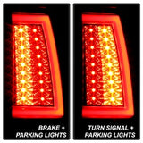 Spyder Chevrolet Silverado 1500/Silverado 1500 Classic/Silverado 1500 HD/Silverado 1500 HD Classic/Silverado 2500/Silverado 2500 HD/Silverado 2500 HD Classic 03-06 Version 2 LED Tail Lights Black Smoke