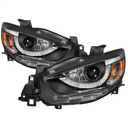 Spyder Signature Mazda CX-5/CX-9 13-15 Black DRL LED Projector Headlights