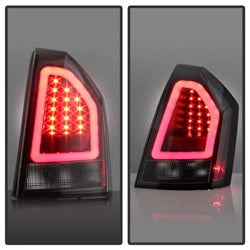 Spyder Chrysler 300 05-07 Version 2 Light Bar LED Tail Lights Black