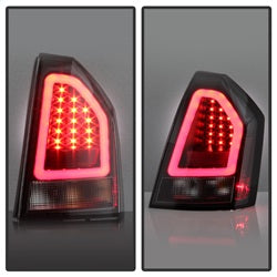 Spyder Chrysler 300C 05-07 Version 2 Light Bar LED Tail Lights - Black